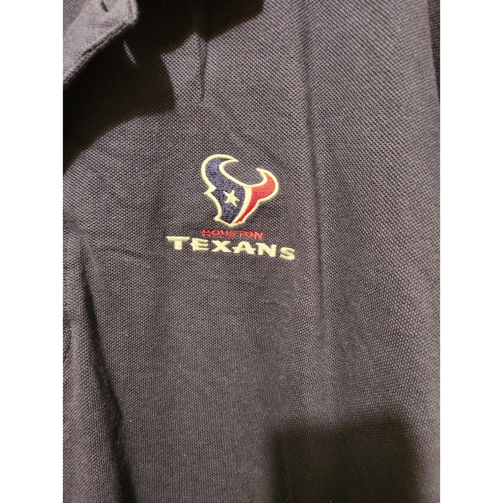 Houston Texans Antigua Golf Polo Business Casual Blue Shirt Men's 2XL NFL - Picture 2 of 5